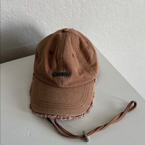 Jacquemus Tan Cap with Adjustable Strap